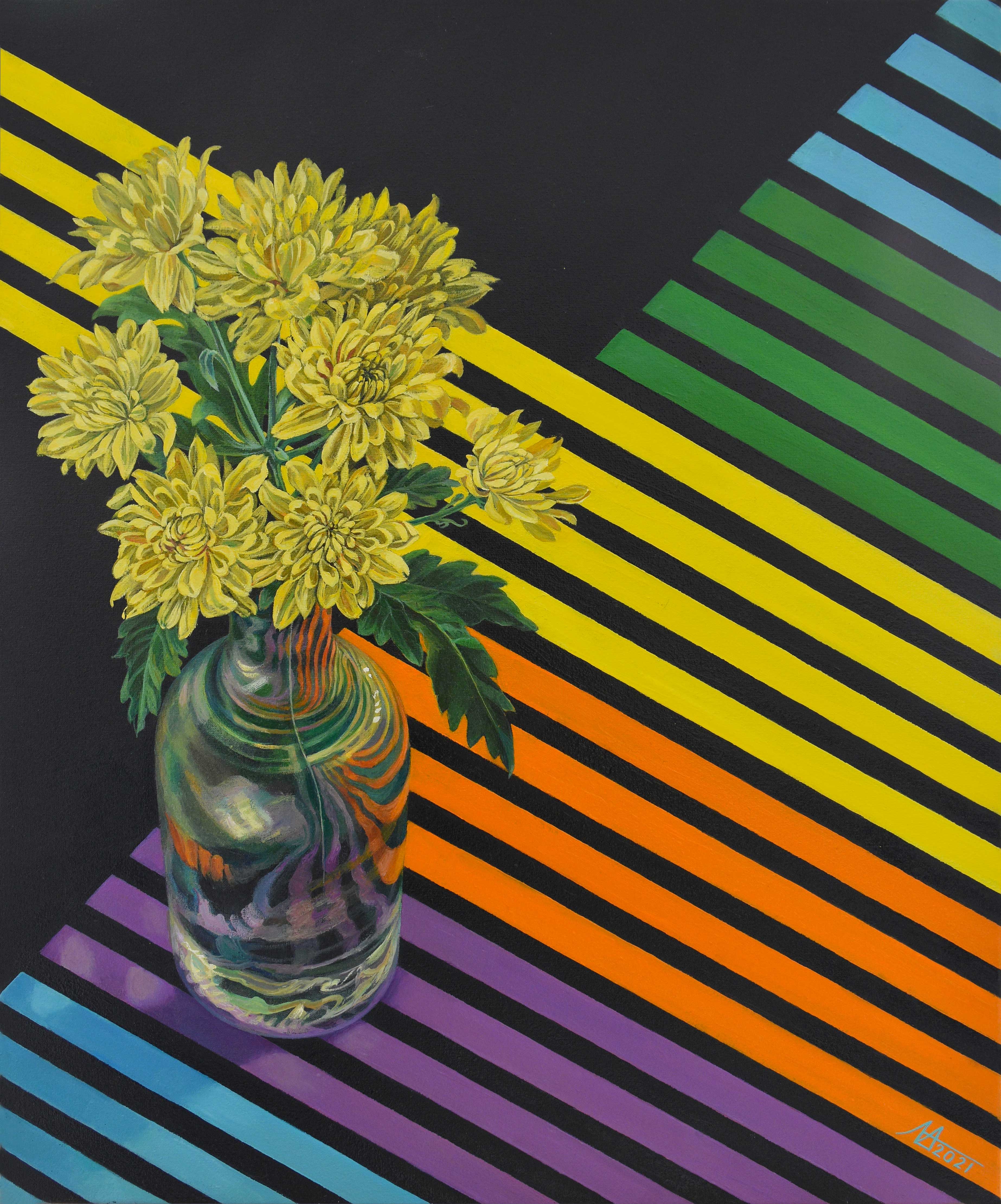 Rainbow Chrysanthemums