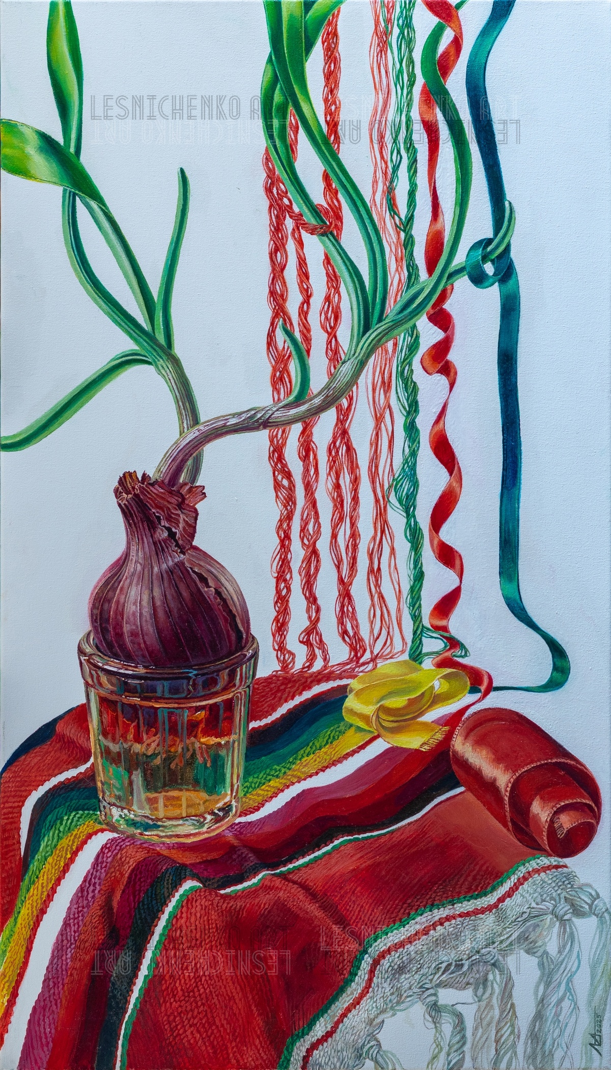 Альона Лесніченко - "Весняні Трансформації" 2025 (полотно, олія, 70x40)