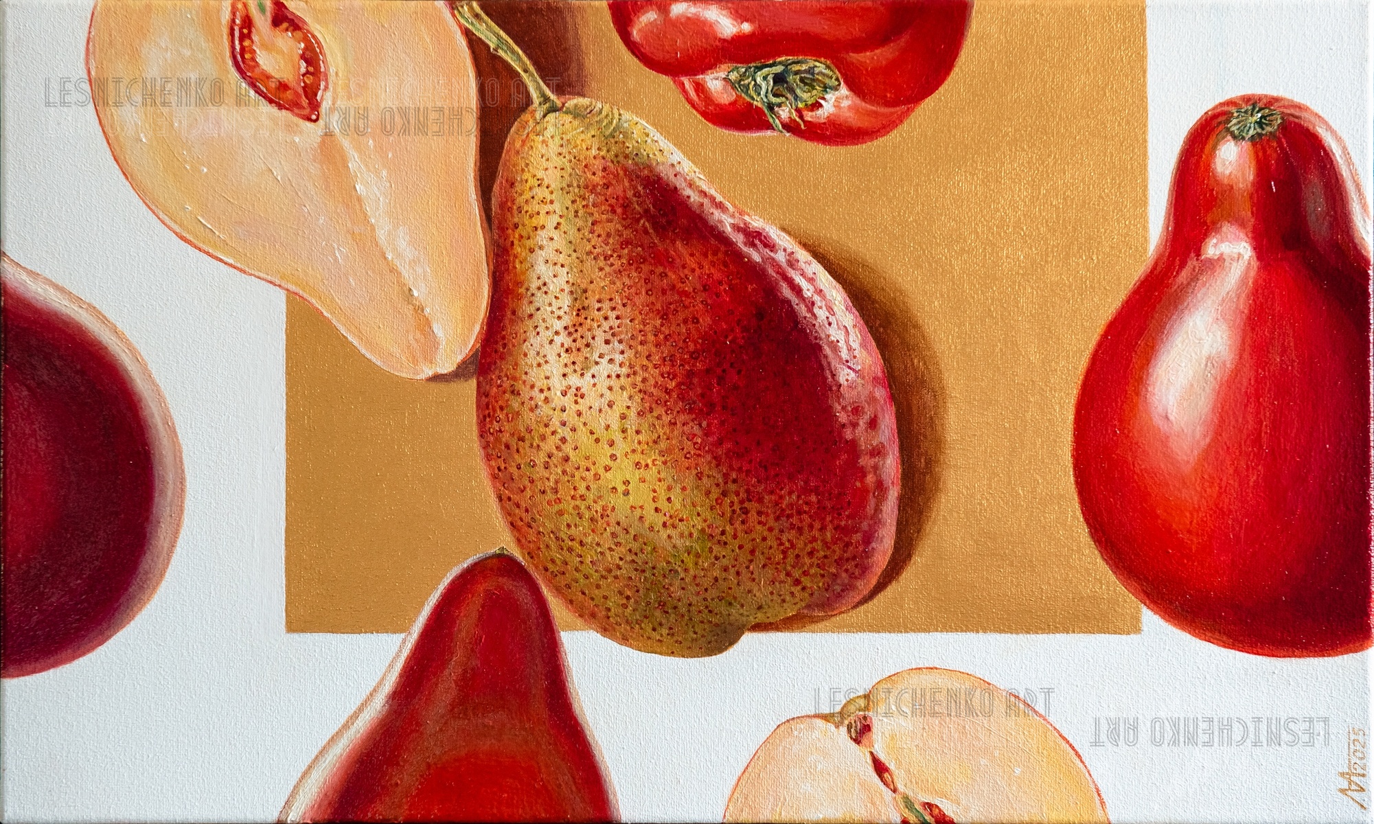 Альона Лесніченко - "Головне Всередині" 2025 (полотно, олія, 50x30)